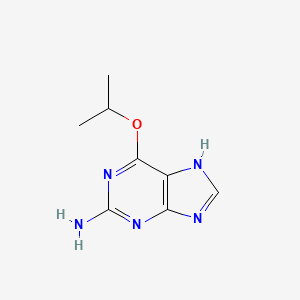 molecular formula C8H11N5O B3271619 1H-Purin-2-amine, 6-(1-methylethoxy)- CAS No. 55146-05-9