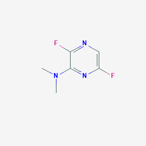 3,6-Difluoro-N,N-dimethylpyrazin-2-amine