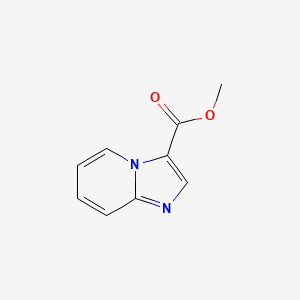 molecular formula C9H8N2O2 B3271740 Methyl imidazo[1,2-a]pyridine-3-carboxylate CAS No. 55365-10-1