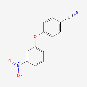 molecular formula C13H8N2O3 B3271751 4-(3-硝基苯氧基)苯甲腈 CAS No. 55368-17-7