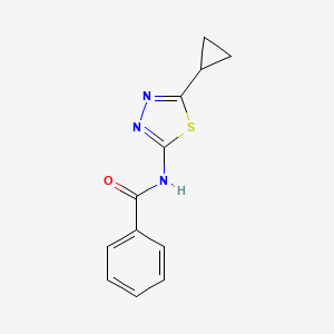 N-(5-cyclopropyl-1,3,4-thiadiazol-2-yl)benzamide