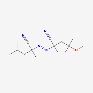 2-((1-Cyano-1,3-dimethylbutyl)azo)-4-methoxy-2,4-dimethylpentanenitrile