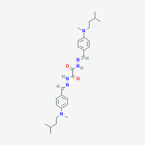N'~1~,N'~2~-bis{4-[isopentyl(methyl)amino]benzylidene}ethanedihydrazide