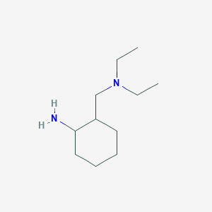 2-[(Diethylamino)methyl]cyclohexan-1-amine
