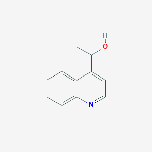 molecular formula C11H11NO B3271970 1-(Quinolin-4-yl)ethanol CAS No. 55908-34-4