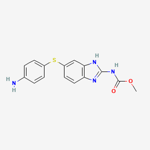 Methyl N-[6-[(4-aminophenyl)thio]-1H-benzimidazol-2-yl]carbamate