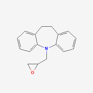 molecular formula C17H17NO B3272029 5-(oxiran-2-ylmethyl)-10,11-dihydro-5H-dibenzo[b,f]azepine CAS No. 56080-18-3