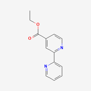 molecular formula C13H12N2O2 B3272044 Ethyl 2,2'-bipyridine-4-carboxylate CAS No. 56100-25-5
