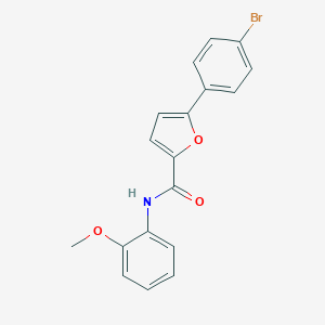 molecular formula C18H14BrNO3 B327208 5-(4-溴苯基)-N-(2-甲氧基苯基)-2-呋酰胺 