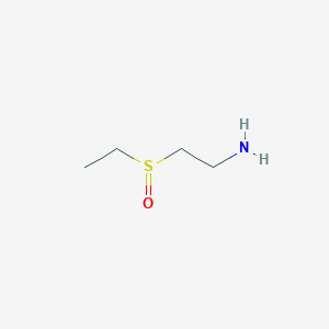 molecular formula C4H11NOS B3272117 2-(Ethanesulfinyl)ethan-1-amine CAS No. 56216-04-7