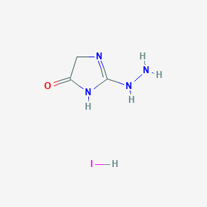 2-hydrazinyl-4,5-dihydro-1H-imidazol-5-one hydroiodide
