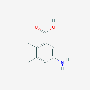 molecular formula C9H11NO2 B3272146 Methyl 2-methyl-5-aminobenzoic acid CAS No. 5628-46-6