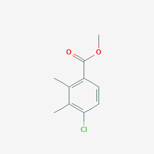 molecular formula C10H11ClO2 B3272148 4-氯-2,3-二甲基苯甲酸甲酯 CAS No. 5628-67-1
