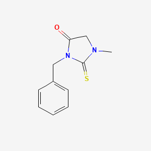 molecular formula C11H12N2OS B3272149 3-Benzyl-1-methyl-2-thioxoimidazolidin-4-one CAS No. 562826-16-8