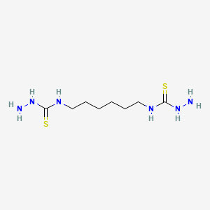 molecular formula C8H20N6S2 B3272220 3-Amino-1-{6-[(aminocarbamothioyl)amino]hexyl}thiourea CAS No. 56473-15-5