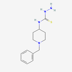 molecular formula C13H20N4S B3272238 3-Amino-1-(1-benzylpiperidin-4-yl)thiourea CAS No. 565164-54-7