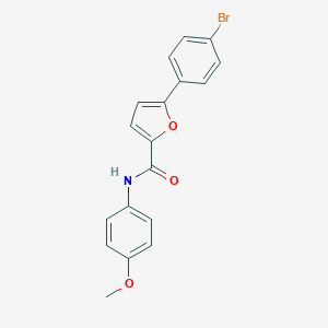 molecular formula C18H14BrNO3 B327231 5-(4-bromophenyl)-N-(4-methoxyphenyl)-2-furamide 