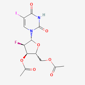 molecular formula C13H14FIN2O7 B3272315 3',5'-Di-O-acetyl-2'-deoxy-2'-fluoro-5-iodouridine CAS No. 565226-18-8