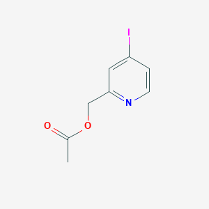 molecular formula C8H8INO2 B3272324 (4-碘吡啶-2-基)甲基乙酸酯 CAS No. 565237-07-2