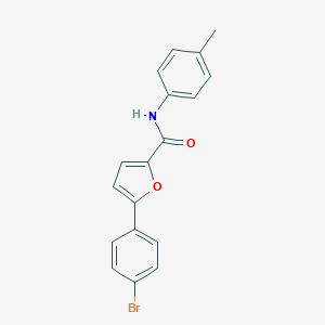 molecular formula C18H14BrNO2 B327233 5-(4-bromophenyl)-N-(4-methylphenyl)-2-furamide 
