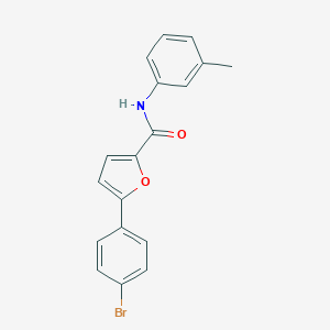 molecular formula C18H14BrNO2 B327234 5-(4-bromophenyl)-N-(3-methylphenyl)-2-furamide 