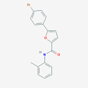 molecular formula C18H14BrNO2 B327235 5-(4-bromophenyl)-N-(2-methylphenyl)furan-2-carboxamide 