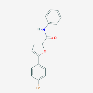 molecular formula C17H12BrNO2 B327236 5-(4-bromophenyl)-N-phenyl-2-furamide 