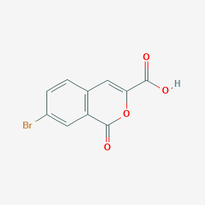molecular formula C10H5BrO4 B3272420 7-Bromoisocoumarin-3-carboxylic acid CAS No. 56661-79-1