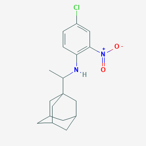 molecular formula C18H23ClN2O2 B327244 N-[1-(1-adamantyl)ethyl]-4-chloro-2-nitroaniline 