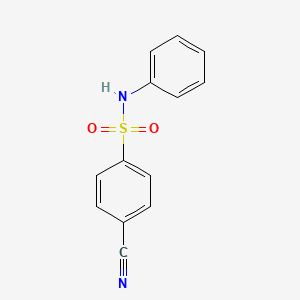 4-cyano-N-phenylbenzene-1-sulfonamide