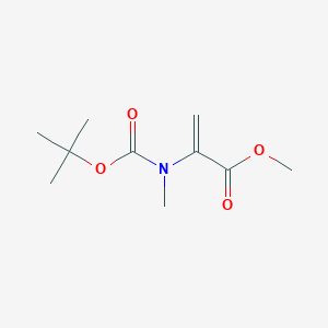Methyl 2-{[(tert-butoxy)carbonyl](methyl)amino}prop-2-enoate