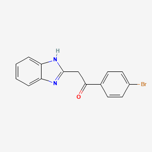 2-(1H-1,3-benzodiazol-2-yl)-1-(4-bromophenyl)ethan-1-one