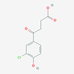 4-(3-Chloro-4-hydroxyphenyl)-4-oxobutanoic acid
