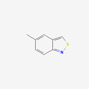molecular formula C8H7NS B3272563 5-甲基-2,1-苯并噻唑 CAS No. 56910-95-3