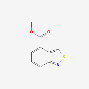 molecular formula C9H7NO2S B3272564 Methyl benzo[c]isothiazole-4-carboxylate CAS No. 56910-98-6
