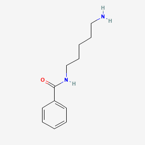 molecular formula C12H18N2O B3272572 N-(5-氨基戊基)苯甲酰胺 CAS No. 5692-29-5
