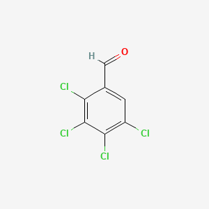 molecular formula C7H2Cl4O B3272588 2,3,4,5-Tetrachlorobenzaldehyde CAS No. 56962-16-4