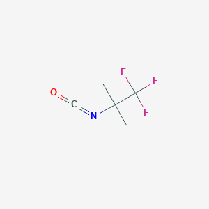 molecular formula C5H6F3NO B3272597 2,2,2-Trifluoro-1,1-dimethylethylisocyanate CAS No. 569678-67-7