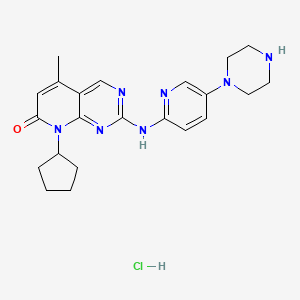 molecular formula C22H28ClN7O B3272679 6-Desacetyl Palbociclib Hydrochloride CAS No. 571189-66-7