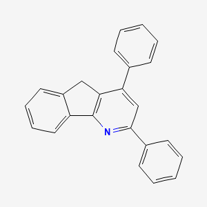 molecular formula C24H17N B3272691 2,4-Diphenyl-5H-indeno[1,2-b]pyridine CAS No. 57162-72-8