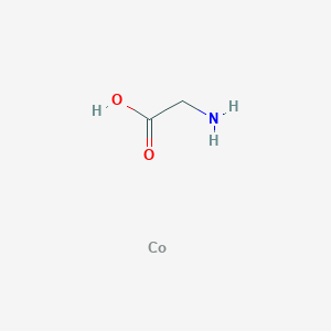 molecular formula C2H5CoNO2 B3272700 Glycine--cobalt (1/1) CAS No. 5719-53-9