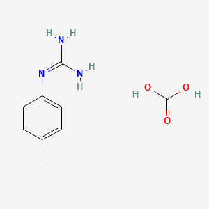 molecular formula C9H13N3O3 B3272712 Carbonic acid;2-(4-methylphenyl)guanidine CAS No. 57228-29-2