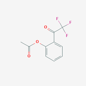 molecular formula C10H7F3O3 B3272714 2'-Acetoxy-2,2,2-trifluoroacetophenone CAS No. 57230-51-0