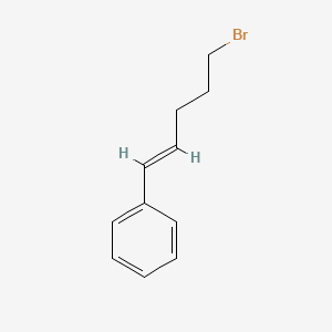 Benzene, [(1E)-5-bromo-1-pentenyl]-