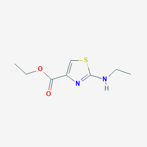molecular formula C8H12N2O2S B3272729 Ethyl 2-(ethylamino)-1,3-thiazole-4-carboxylate CAS No. 57250-87-0