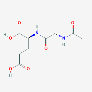 molecular formula C10H16N2O6 B3272746 AC-丙氨酰-谷酰-OH CAS No. 57282-74-3