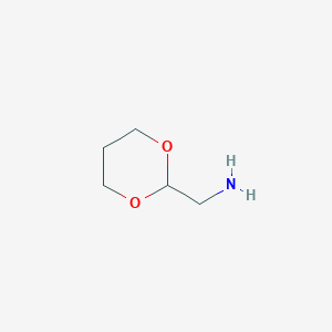molecular formula C5H11NO2 B3272775 1,3-Dioxan-2-ylmethanamine CAS No. 57366-83-3