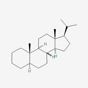 molecular formula C22H38 B3272787 20-Methyl-5alpha(H)-pregnane CAS No. 5737-19-9