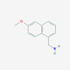 molecular formula C12H13NO B3272815 6-Methoxy-1-naphthalenemethanamine CAS No. 57382-44-2