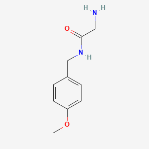 molecular formula C10H14N2O2 B3272845 2-amino-N-(4-methoxybenzyl)acetamide CAS No. 57459-57-1
